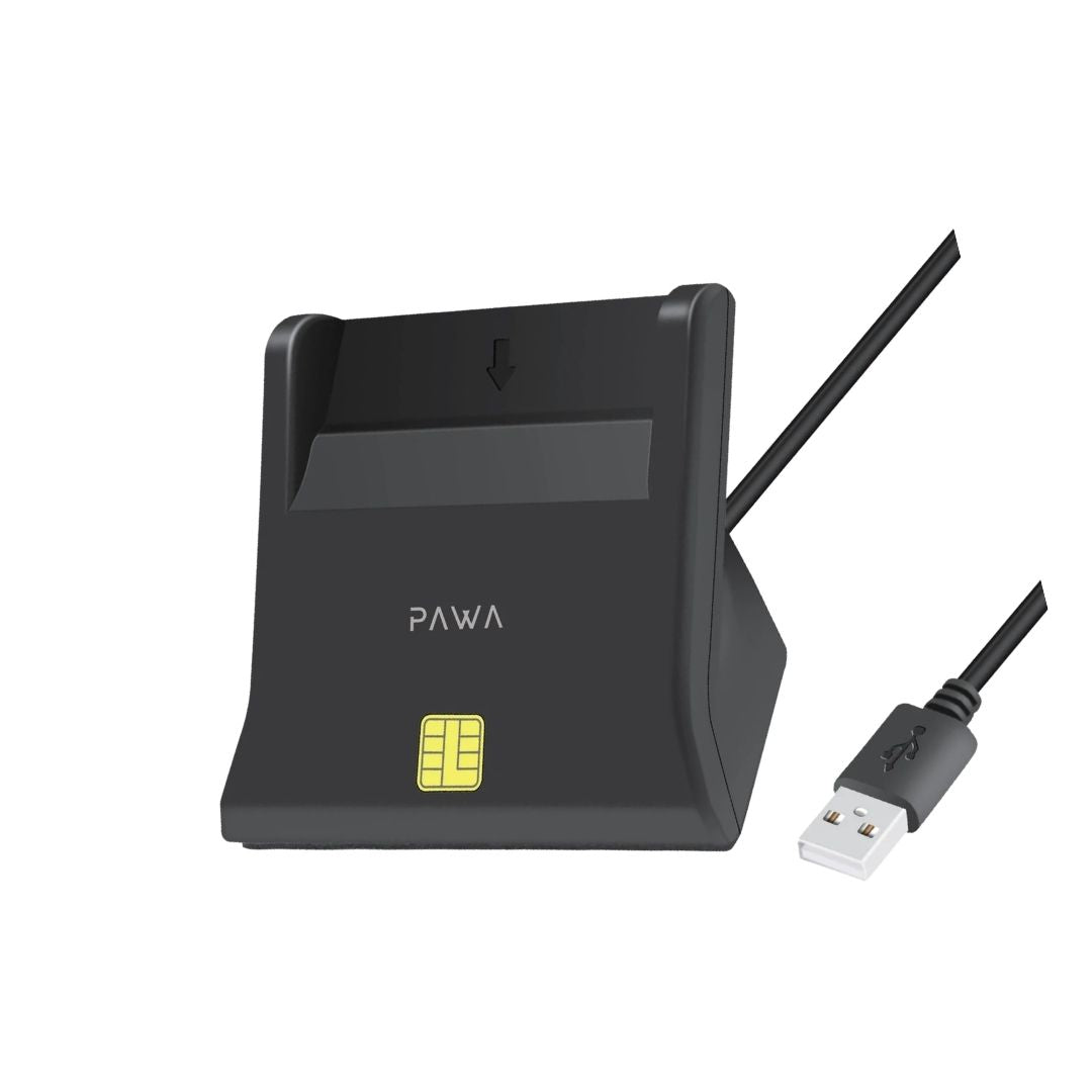 Pawa PW-ATCDR110-BK Single Slot Smart Card Reader