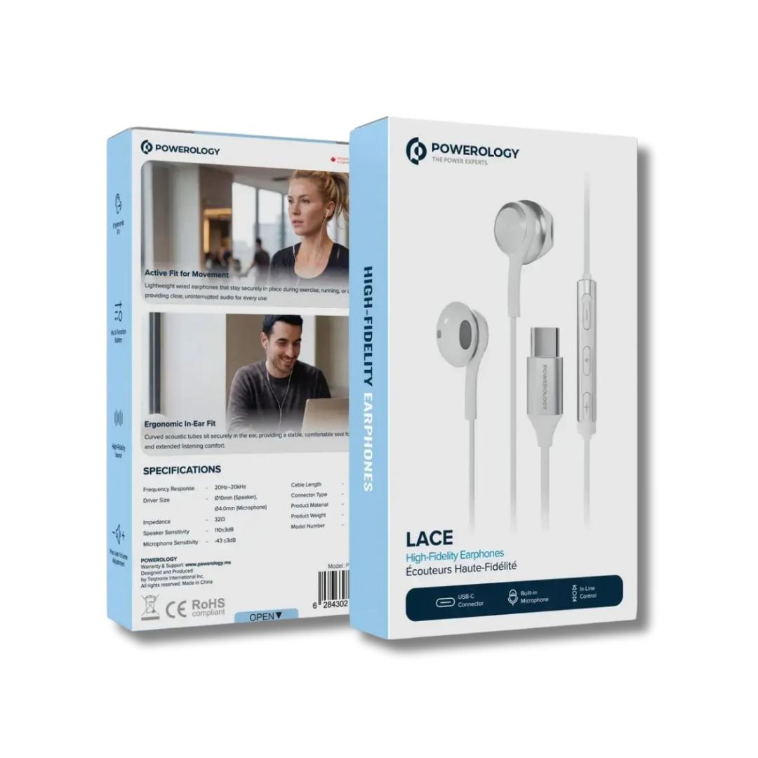 Powerology LACE High-Fidelity Earphones