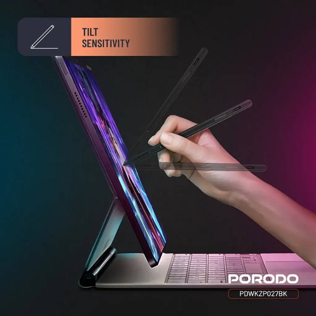 Porodo PDWKZP027BK Magnetic Stylus iPad Pen
