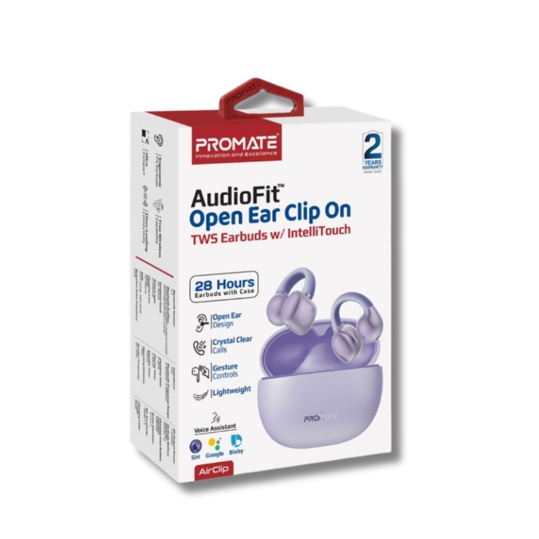 Promate AirClip Open Ear Clip On TWS Earbuds