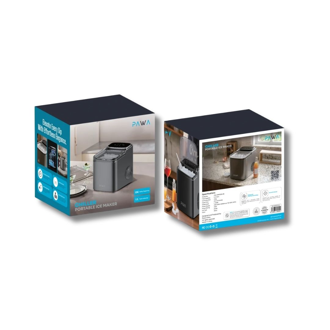 Pawa Chiller Portable Ice Maker 12KG Daily Capacity