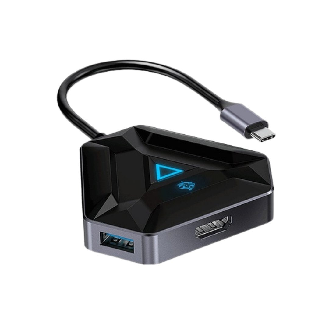 Porodo Gaming 6in1 USB-C Hub 100W PD