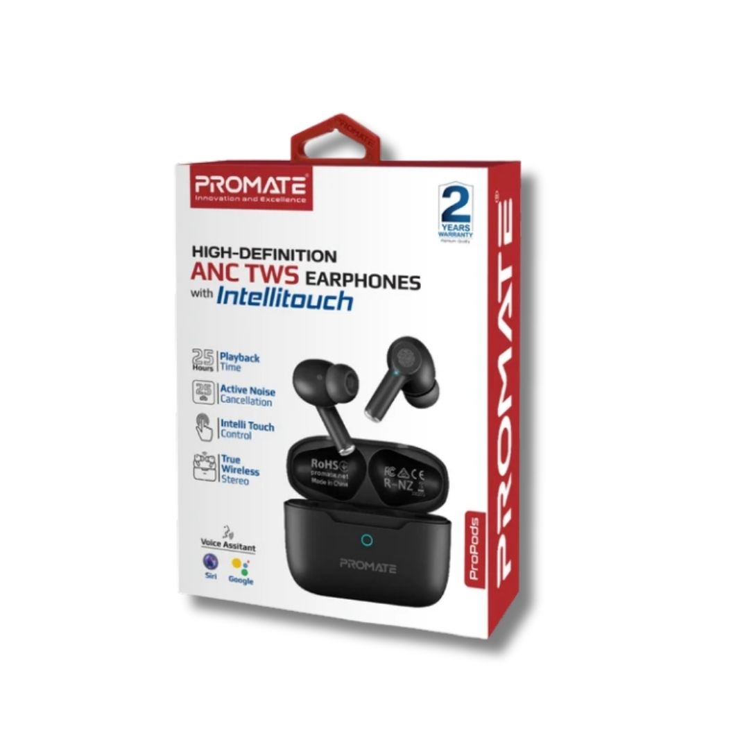 Promate ProPods High-Definition ANC TWS Earphones