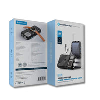 Powerology 16000mAh Solar Power Bank with FM Radio Speaker and Lights