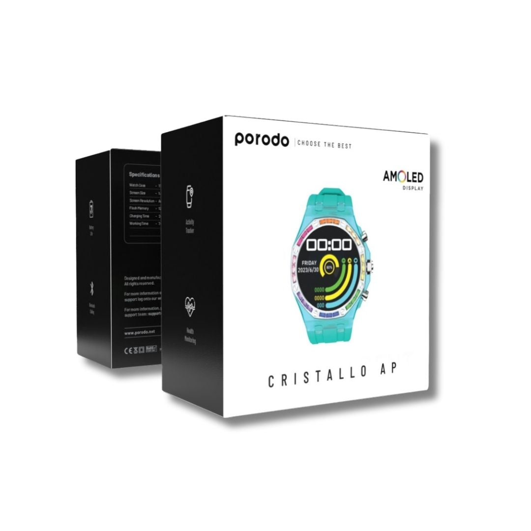 Porodo Transparent Cristallo AP Smartwatch