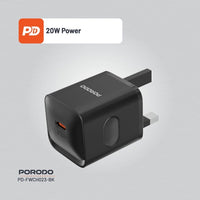 Porodo 20W USB-C Power Delivery Wall Charger