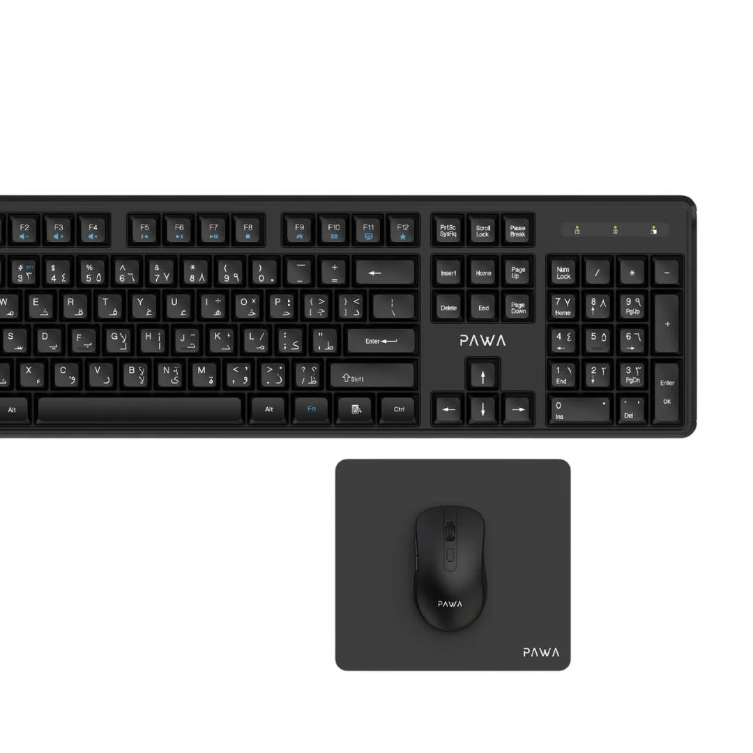 Pawa Keyboard Mouse 3IN1 Wireless Desktop Pack