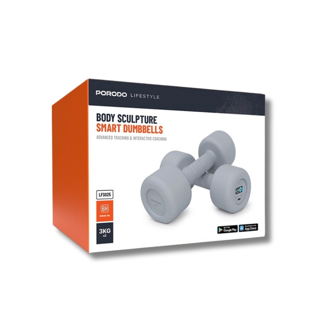 Porodo Lifestyle Smart Dumbbells 2x3KG