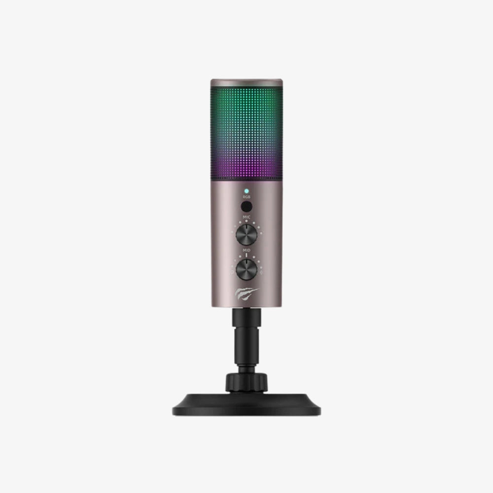 HAVIT Live Microphone – Black + Ochre