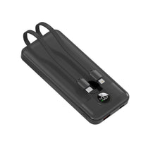 Porodo 10000mAh Power Bank with Built-in USB-C and Lightning Cables