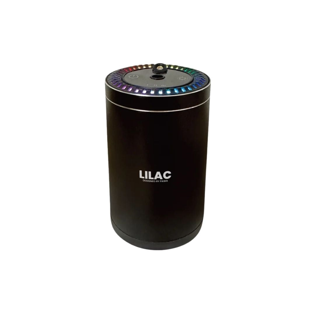 Pawa PW-PCADL80-BK Lilac Aroma Diffuser with Starry Light - Black