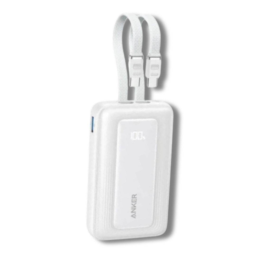 Anker Zolo 10K 35W Power Bank with Dual Built-In USB-C Cables