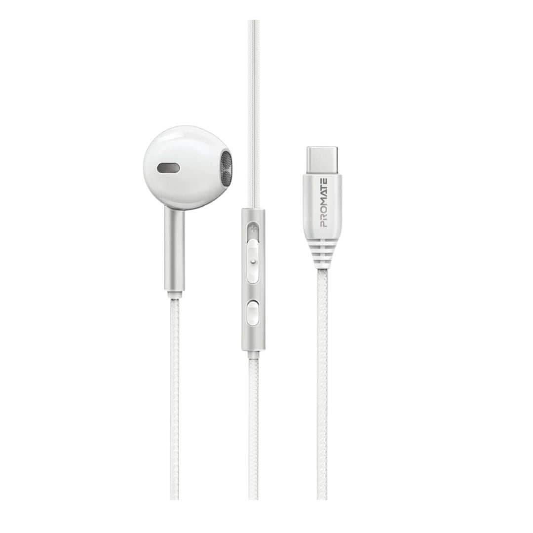 Promate Laxi-M USB-C ENC Mono Wired Earphone
