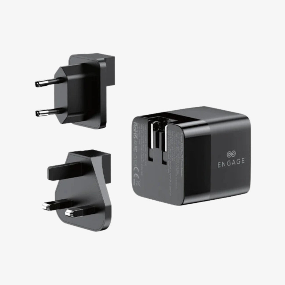 Engage Dual Port 65W GaN Charger with USB-C Cable