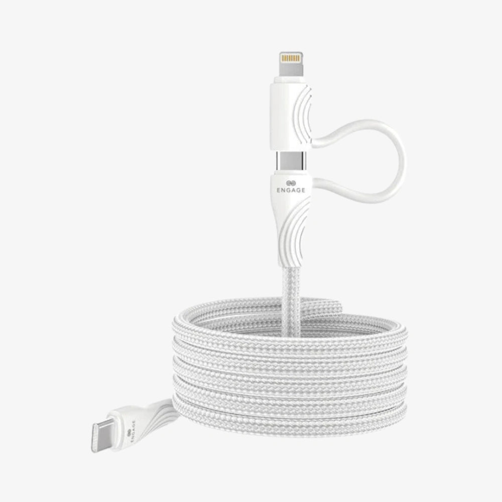 Engage Magnetic PD 60W USB-C Cable with Lightning Adapter