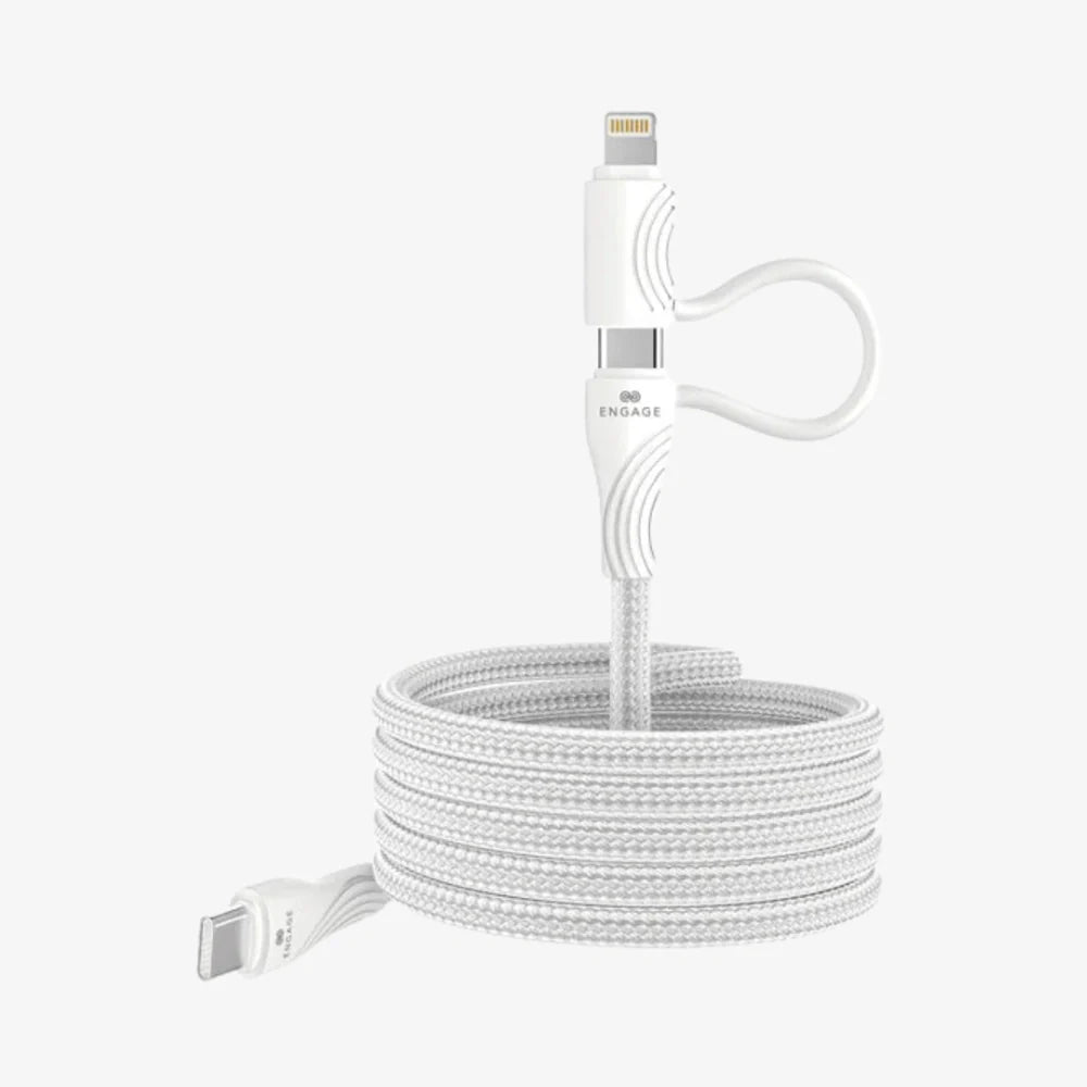 Engage Magnetic PD 60W USB-C Cable with Lightning Adapter