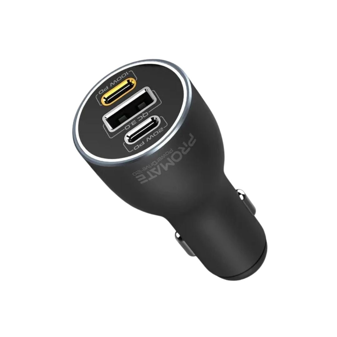 Promate PowerDrive-120 RapidCharge Quick Charging Car Charger