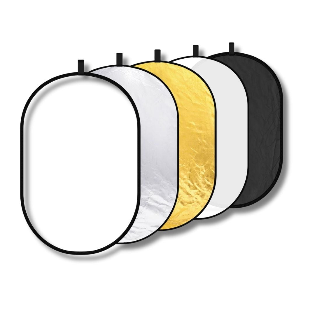 Neewer 10071555 5-in-1 Collapsible Oval Light Reflector