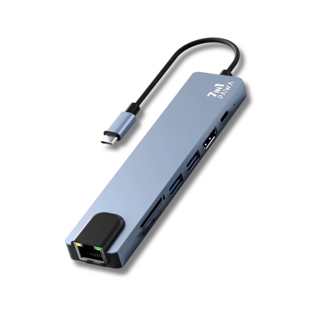 Pawa Metal Shell USB-C Hub Series — Grey