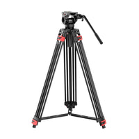 Neewer TP37 Adjustable Video Tripod with Fluid Head