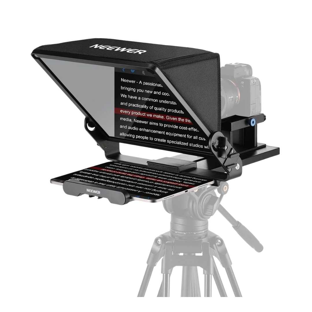Neewer X14 III Aluminum Alloy Teleprompter with 501PL Quick Shoe Plate