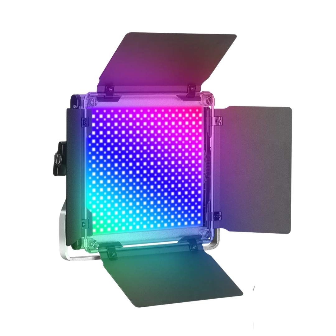 Neewer RGB660 Pro LED Video Light with Barndoor