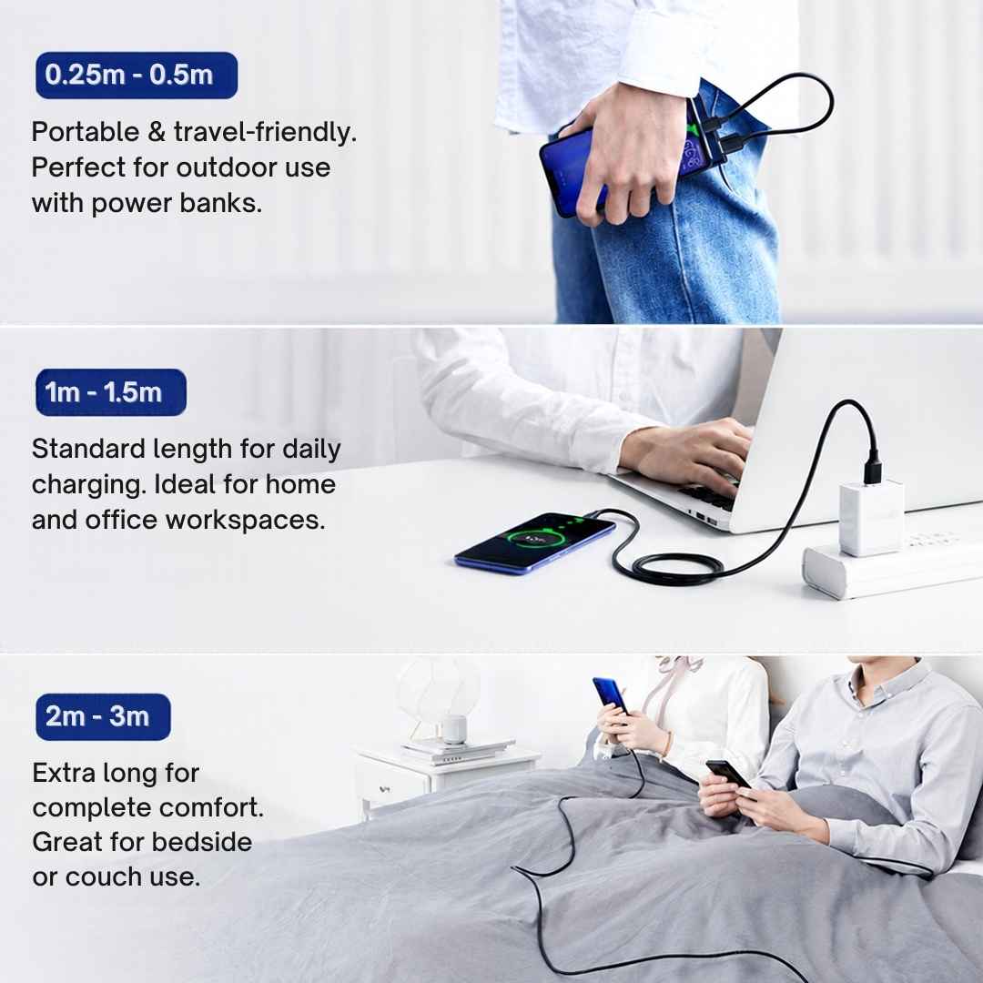 UGREEN US287 1.5m USB-A to USB-C Charging Cable