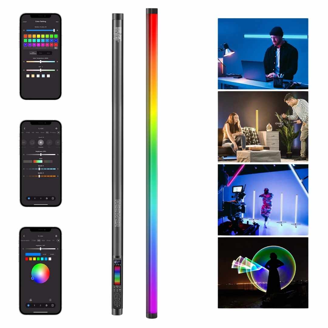 Neewer TL120C App RGBWW LED Tube Light