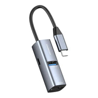 Powerology Aluminum Mini USB-C Hub