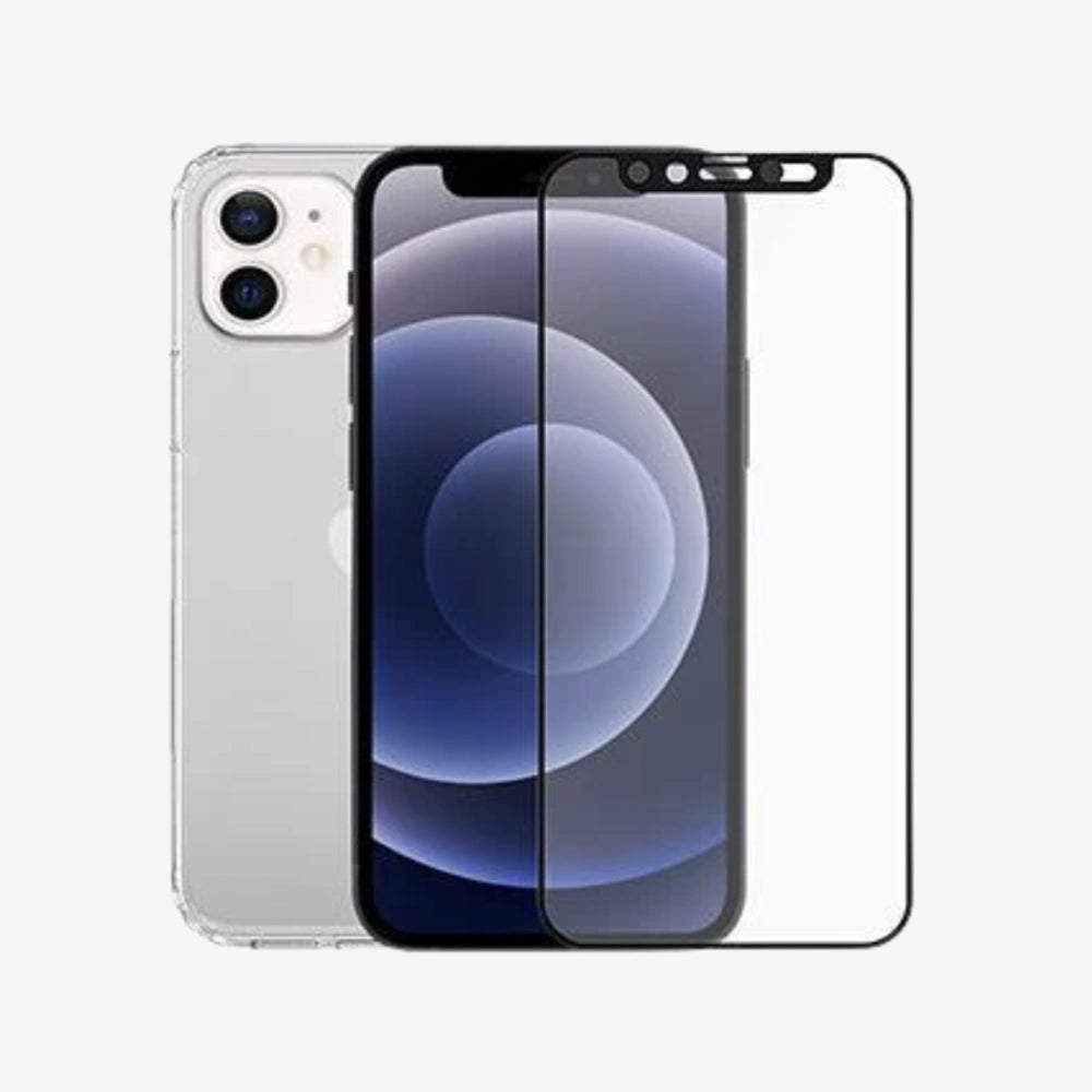 Engage iPhone 12 Mini Hard Clear Case with Temper Glass Camera Protection