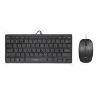 Pawa PW-CMBMKEA2-BK Wired Slim Keyboard & Mouse Mini Desktop Pack