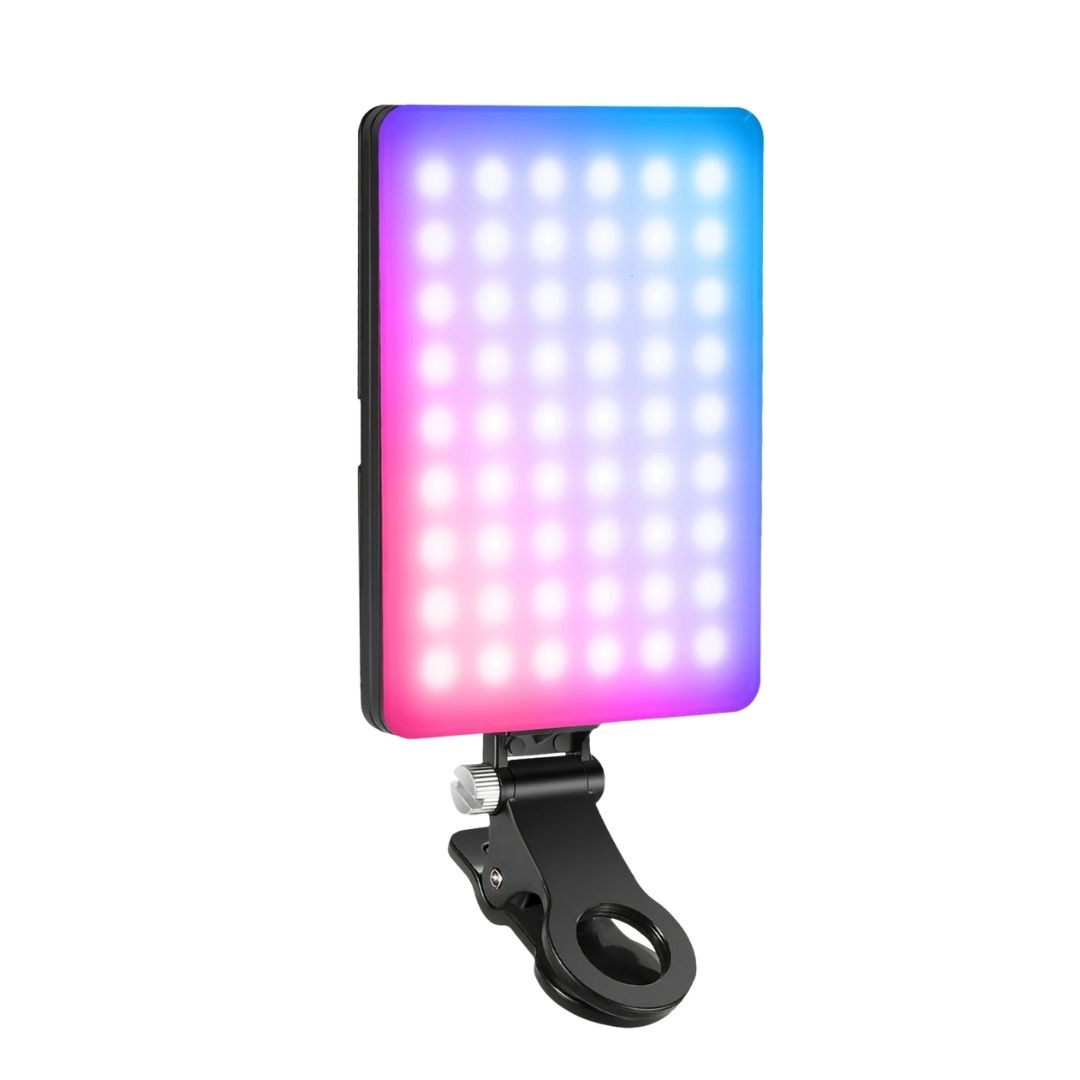 Neewer VL67C App RGB LED Video Light Kit with Phone Clip