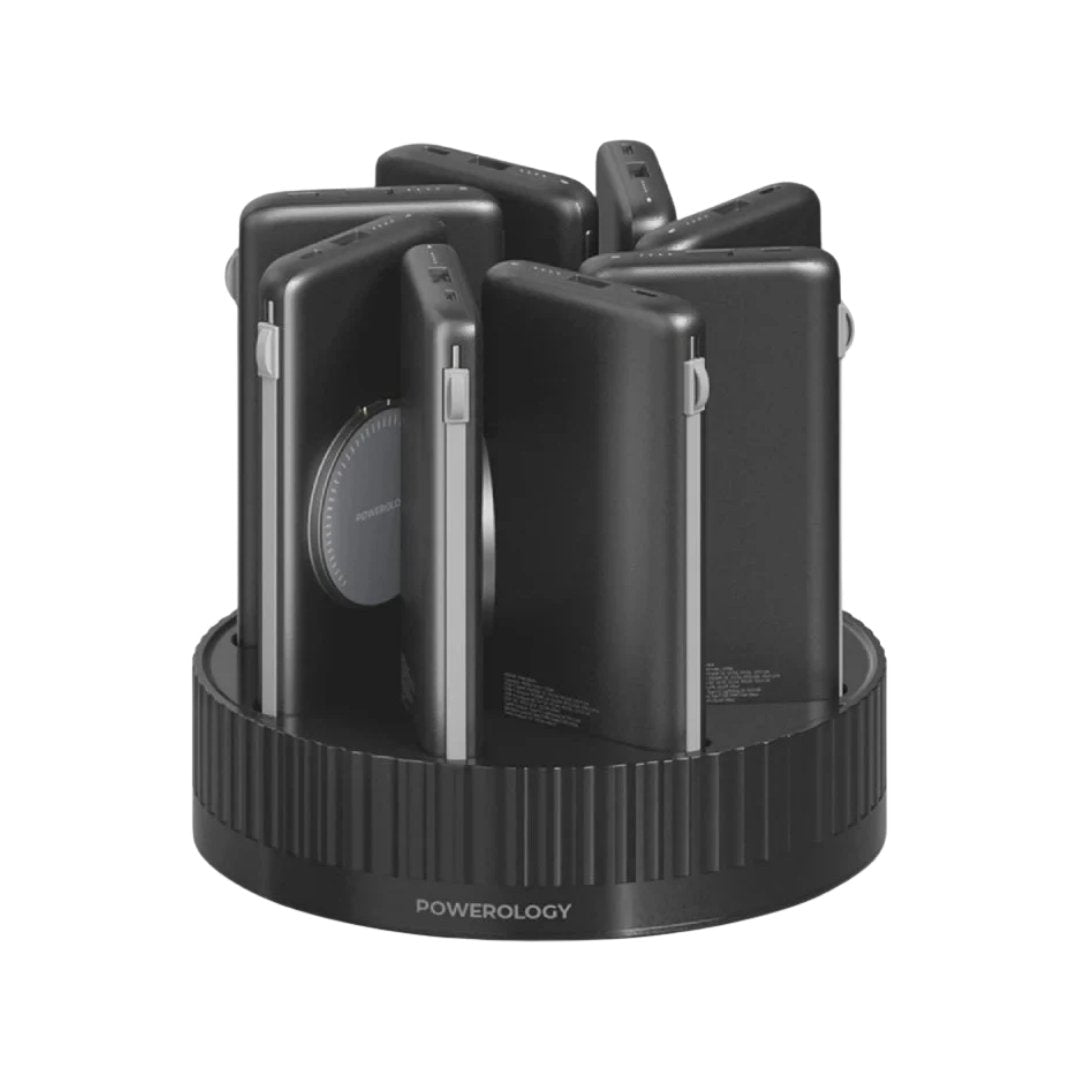 Powerology 8-in-1 10000mAh Power Bank Station