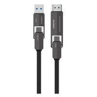 Powerology Vion 4-In-1 Charging & Data Transfer Cable