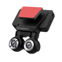 Powerology P4KCAM108 Dual Lens Dash Camera