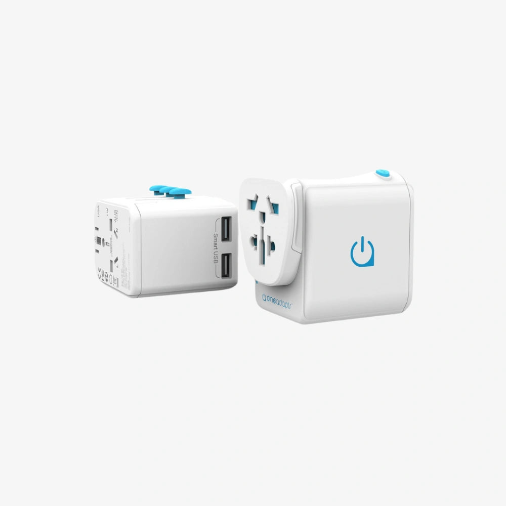 OneAdaptr OneWorld DUO - All-In-One World Adapter with Dual USB Charger