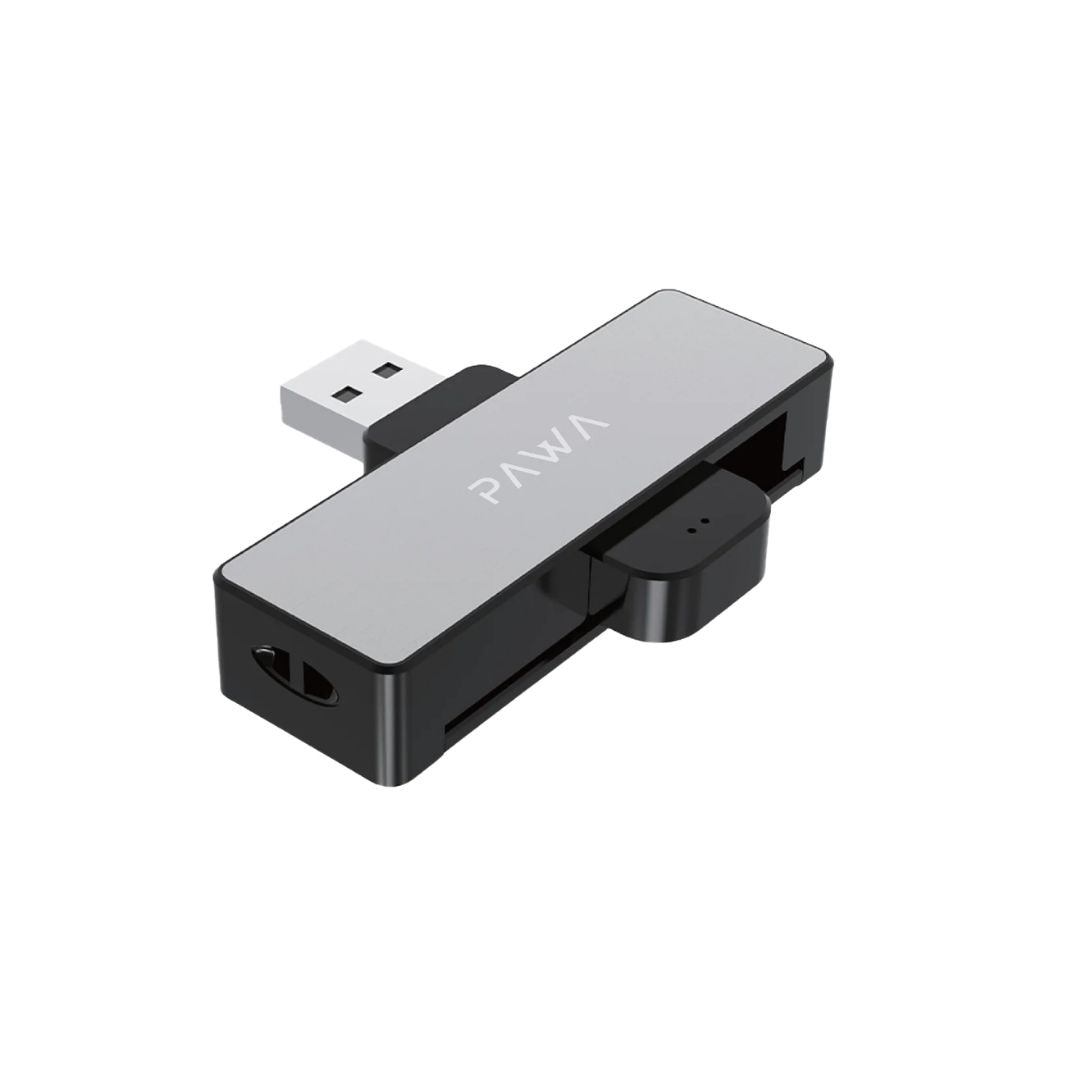 Pawa PW-ATCDR121-BK Mini Single Slot Smart Card Reader with Type-C Connector