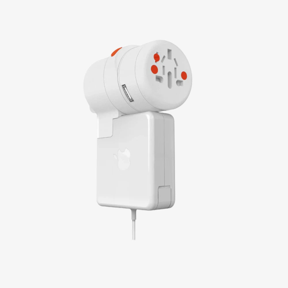 OneAdaptr Twist + World Adapter Duo - White