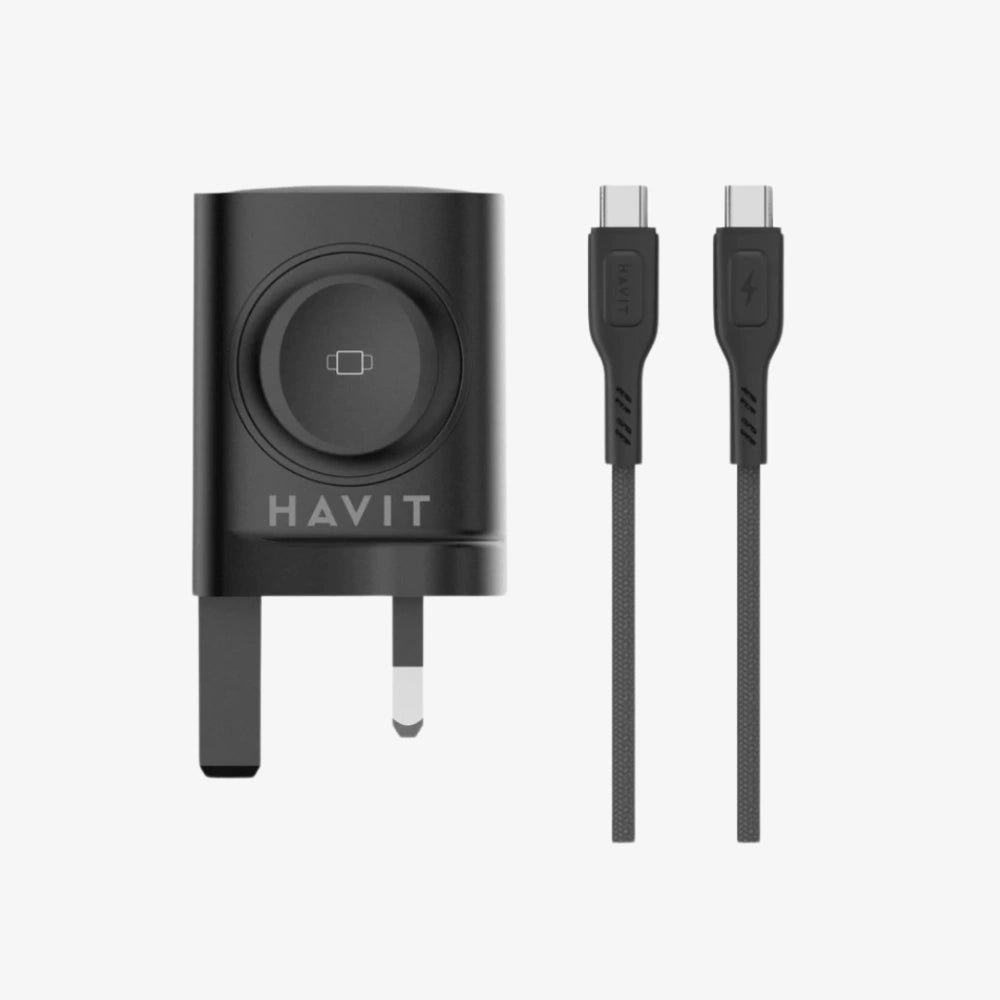 HAVIT Charger Kit 22W with USB-C & Watch Charger