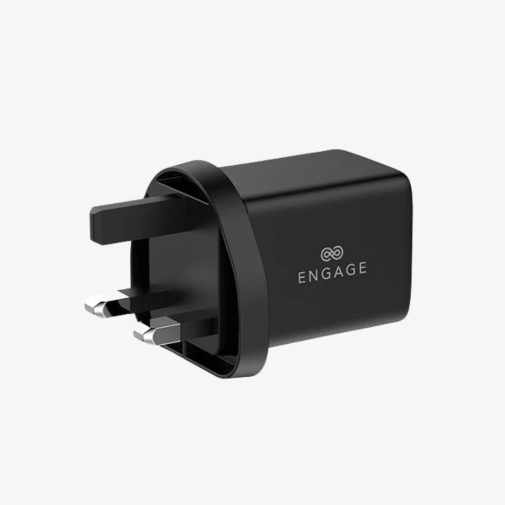 Engage 45W Dual Port GaNII Fast Charger – USB-C + USB-A