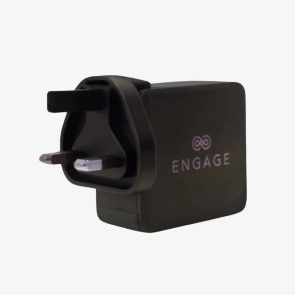 Engage 65W GaN Triple Port Charger – UK/EU Plug