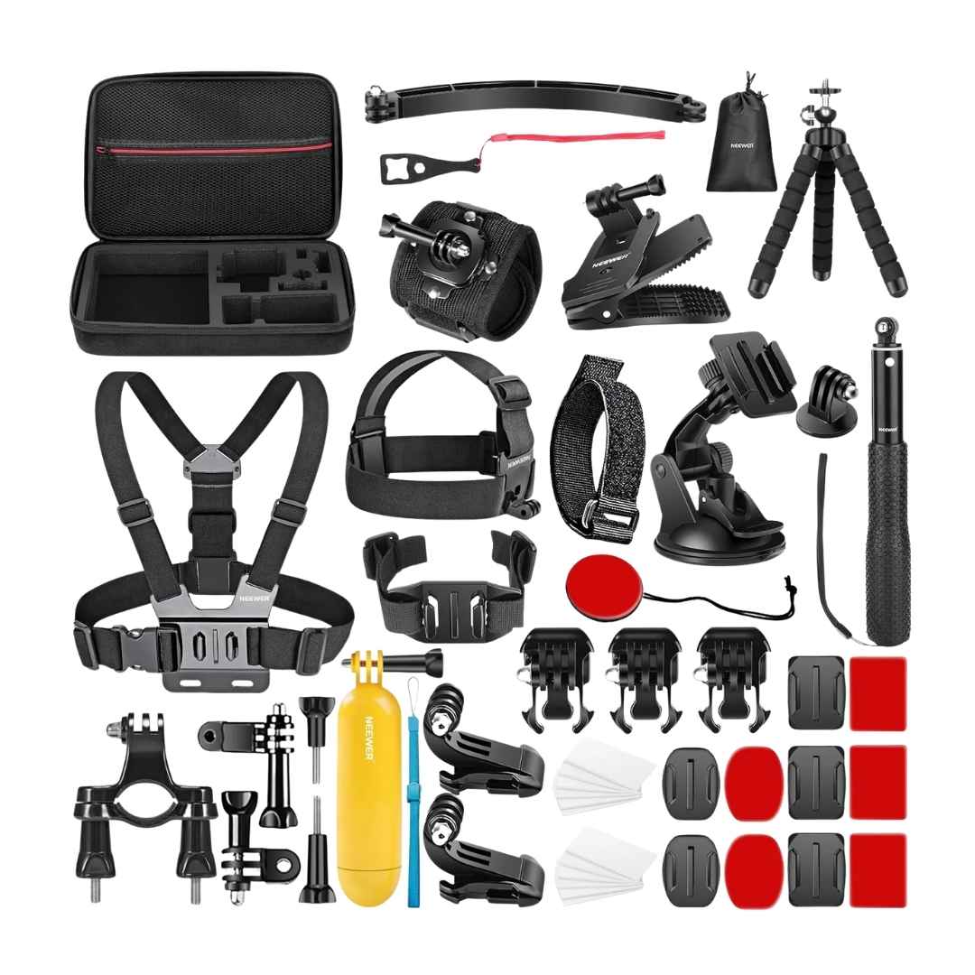 Neewer 50-in-1 Action Camera Accessory Kit