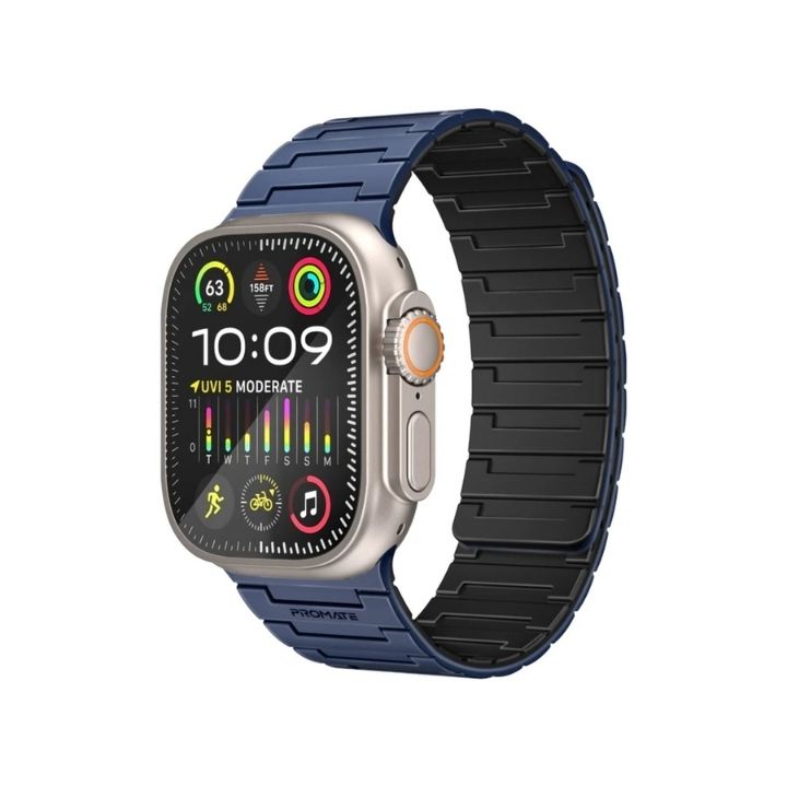 Promate MagBand-MS Magnetic Silicone Apple Watch Band