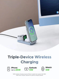 UGREEN W757 25W Qi2 3-in-1 Magnetic Wireless Charger
