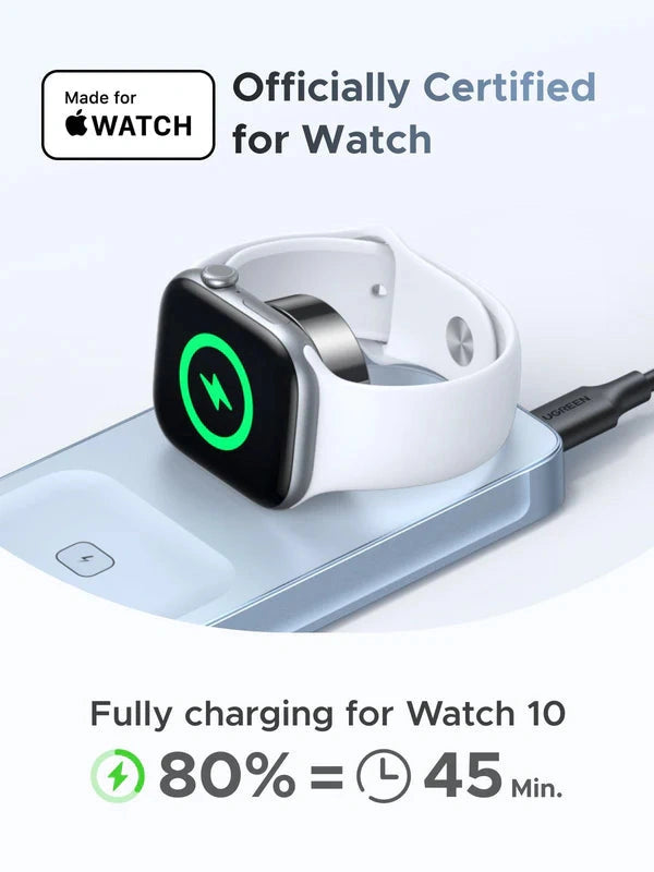 UGREEN W757 25W Qi2 3-in-1 Magnetic Wireless Charger