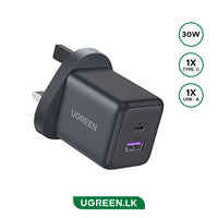 UGREEN X516 30W 2-Port GaN Fast Charger