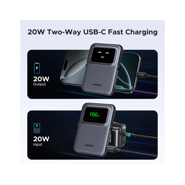 UGREEN Uno 5000mAh Magnetic Wireless Power Bank