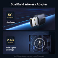 UGREEN CM762 AX900 Dual Band USB Wi-Fi Adapter