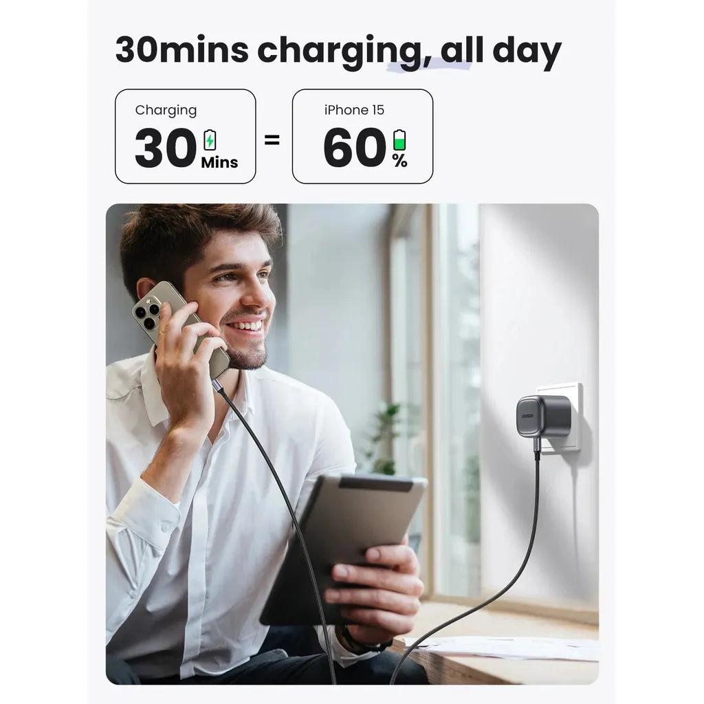 Ugreen Nexode USB-C PD GAN Fast Charger 30W