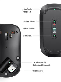 UGREEN MU001 Portable Wireless Mouse